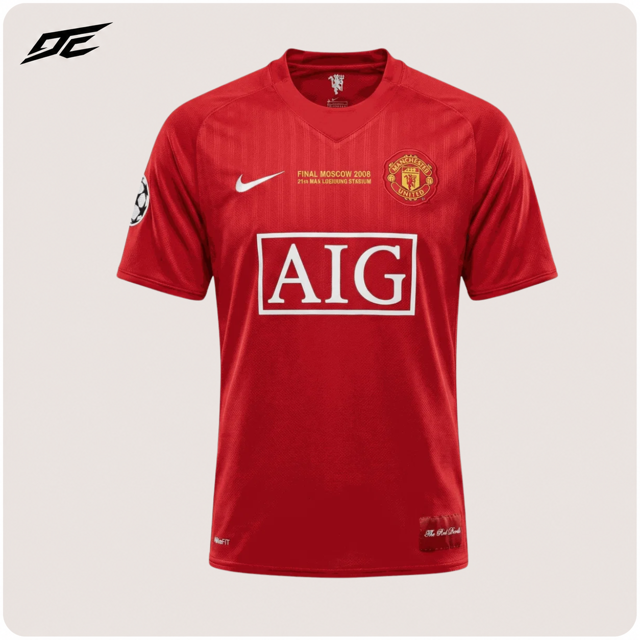 Camiseta Retro Manchester United 2008